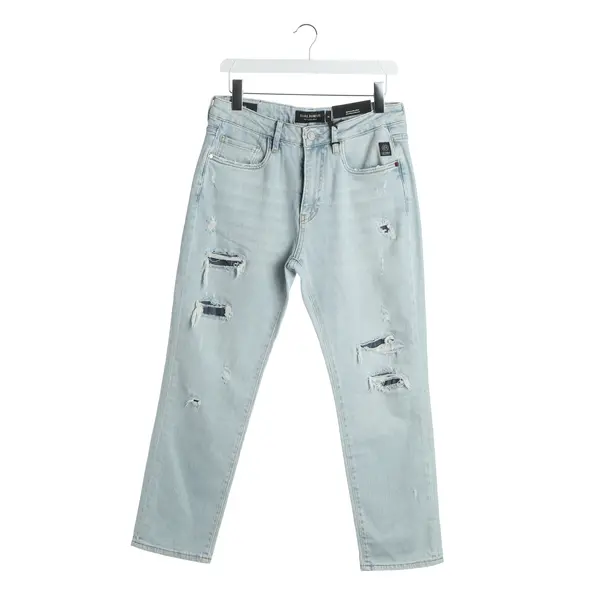 Jeans straight fit, in Azzurro, Cotone, Elias Rumelis