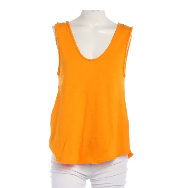 Top, in Dunkelorange, Baumwolle, American Vintage