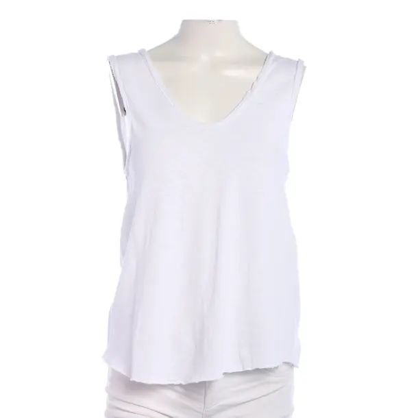 Top, in Weiß, Baumwolle, American Vintage