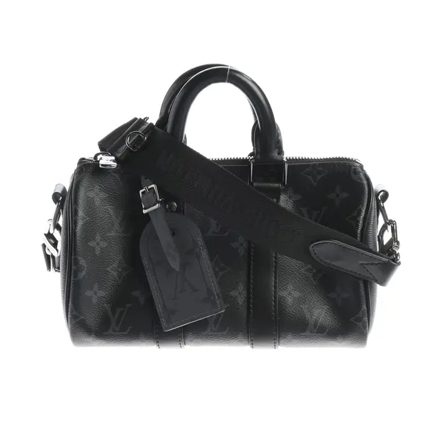 Tote Bag, in Black, Canvas, Louis Vuitton