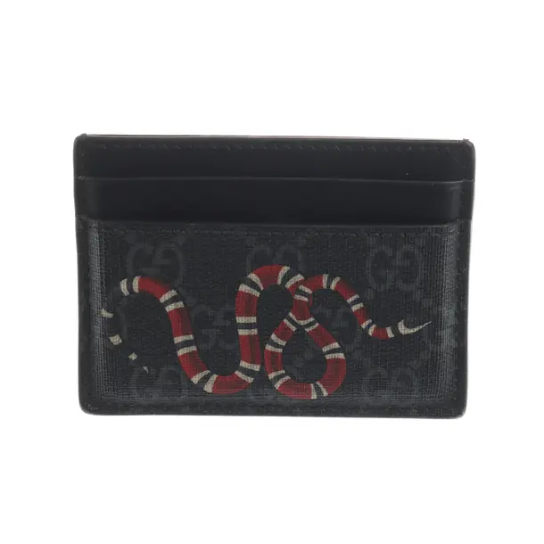 Kartenetui, in Schwarz, Leder, Gucci