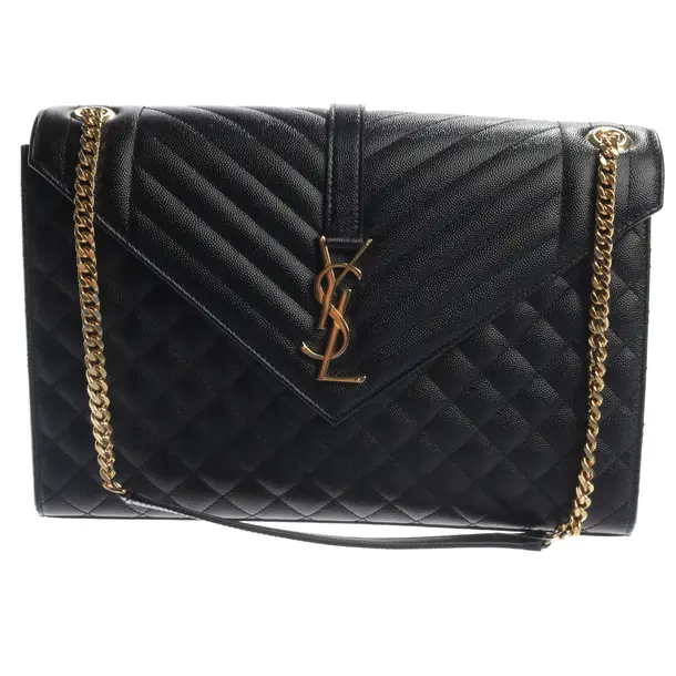 Schultertasche, in Schwarz, Leder, Saint Laurent