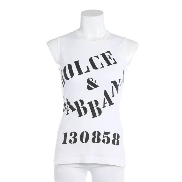 Shirt, in White, Cotton, Dolce & Gabbana