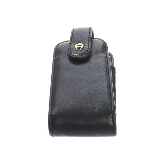 Etui, in Schwarz, Leder, Aigner