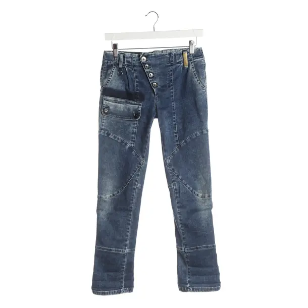 Jeans Slim Fit, in Blau, Baumwolle, High Use