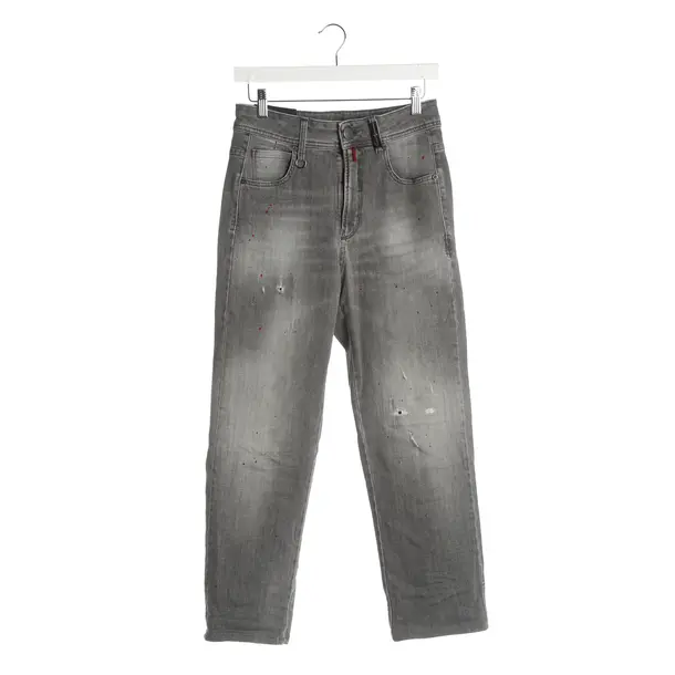 Slim Fit Jeans, in Gray, Cotton, High Use
