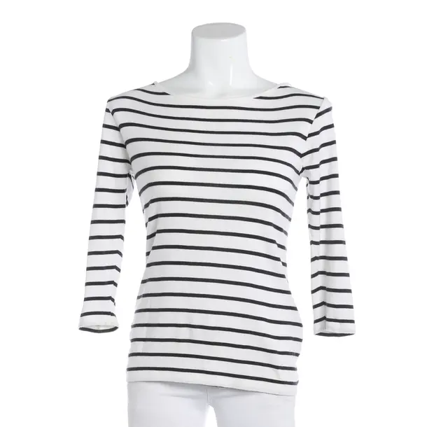 Long Sleeve Shirt, in White, Cotton, Closed