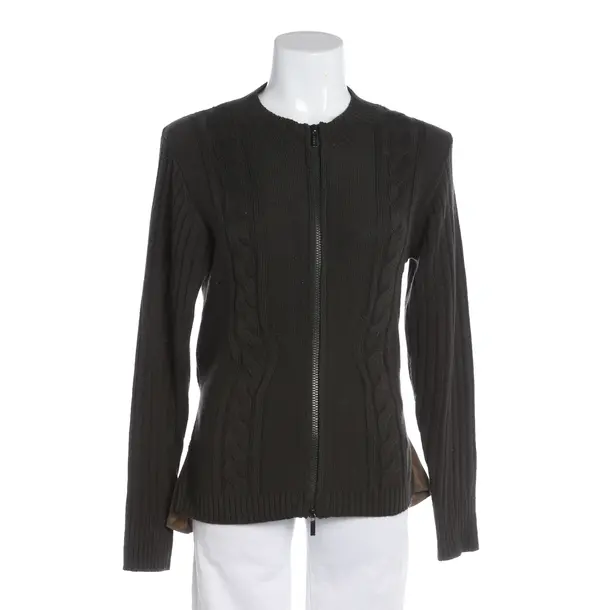 Cardigan, in Dark Green, Wool, High Use