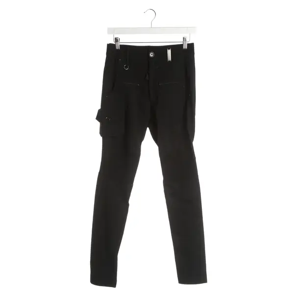 Pants, in Black, Wool, High Use