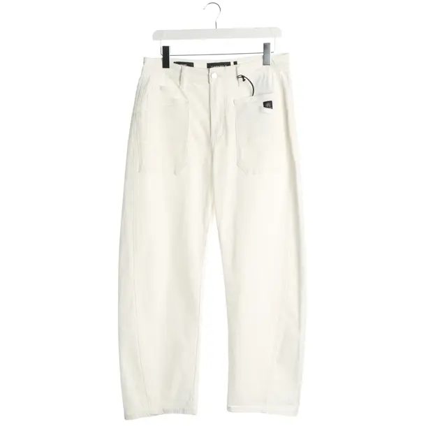 Pantaloni, in Crema, Cotone, Elias Rumelis