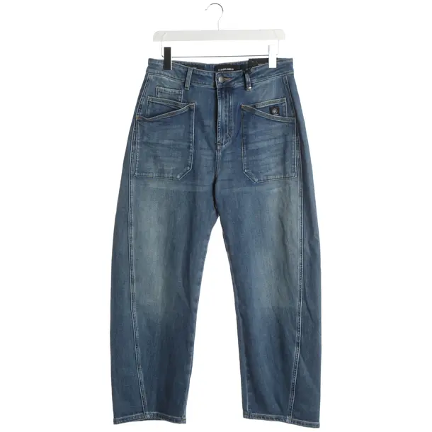 Straight Fit Jeans, in Blue, Cotton, Elias Rumelis