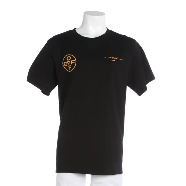 T-Shirt, in Schwarz, Baumwolle, Off-White