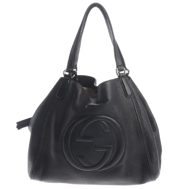Handbag, in Black, Leather, Gucci
