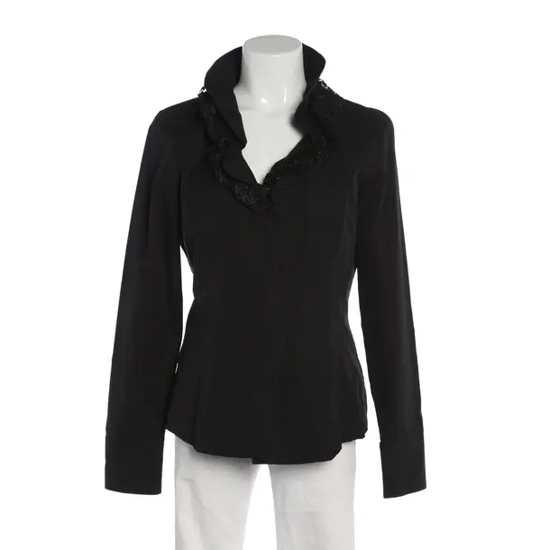 Bluse, in Schwarz, Baumwolle, Van Laack