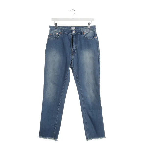 Jeans Straight Fit, in Blau, Baumwolle, Magda Butrym