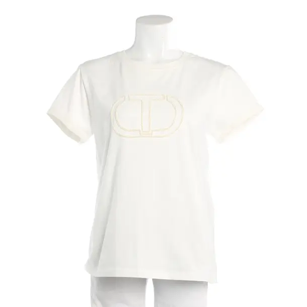 Shirt, in Cream, Cotton, Twin Set