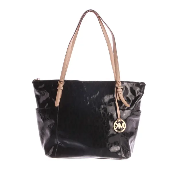 Schultertasche, in Schwarz, Leder, Michael Kors