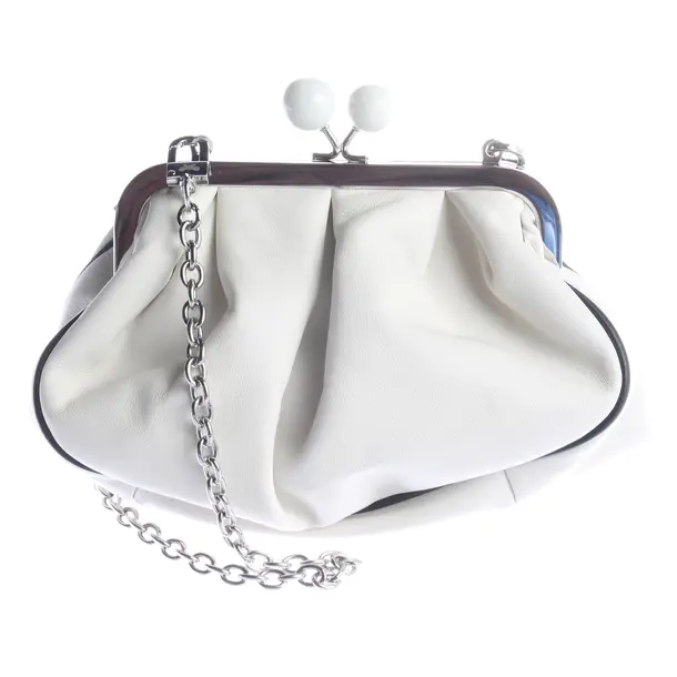 Handbag, in White, Leather, Max Mara