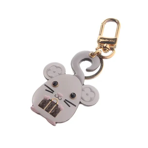 Keyring, in Multicolored, Leather, Louis Vuitton