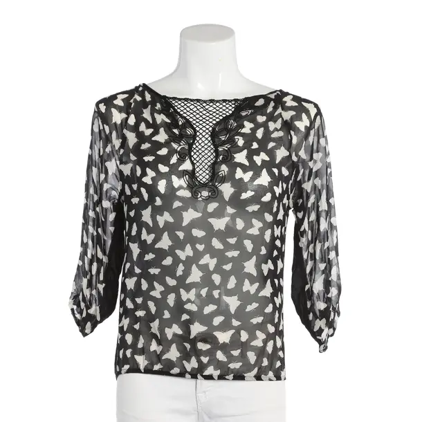 Camicetta, in Nero, Seta, Patrizia Pepe