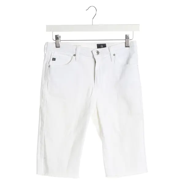 Shorts, in Cream, Baumwolle, Adriano Goldschmied