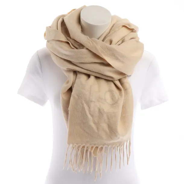 Schal, in Beige, Kaschmir, Louis Vuitton