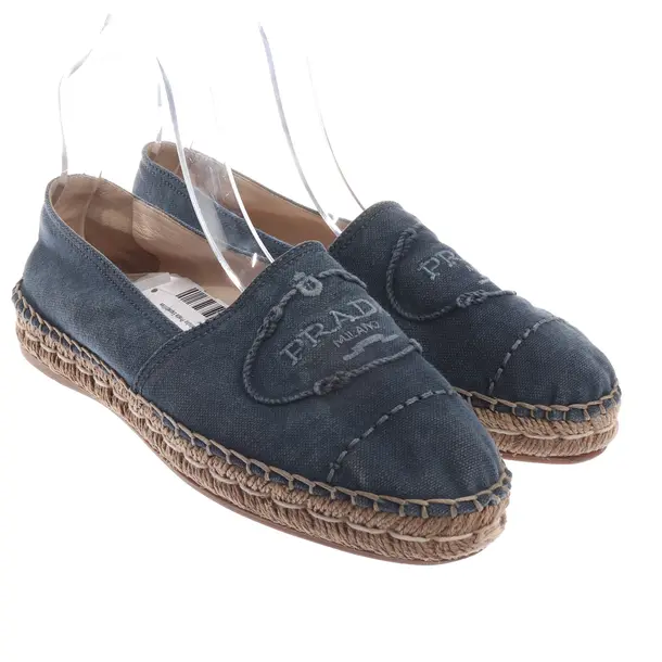Loafers, in Hellblau, Prada