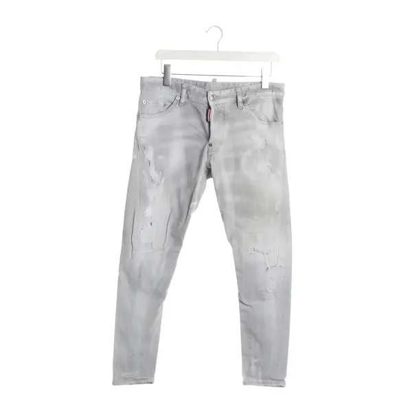 Jeans Slim Fit, in Hellgrau, Baumwolle, Dsquared