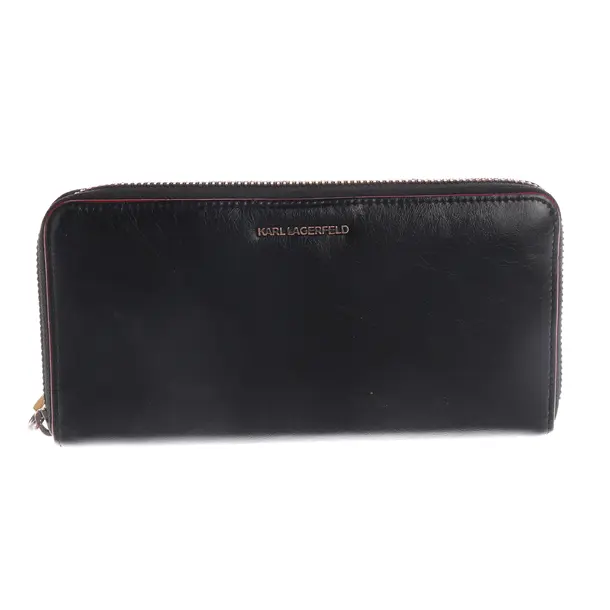 Portafoglio, in Nero, Pelle, Karl Lagerfeld