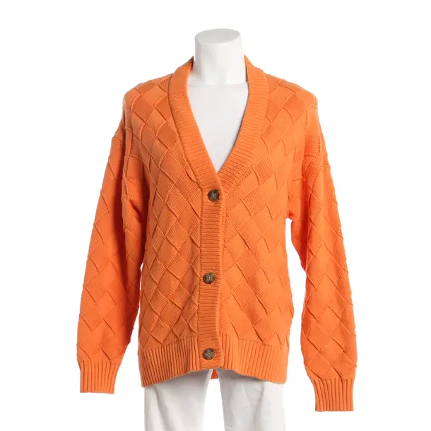 Strickjacke, in Dunkelorange, Baumwolle, Gant