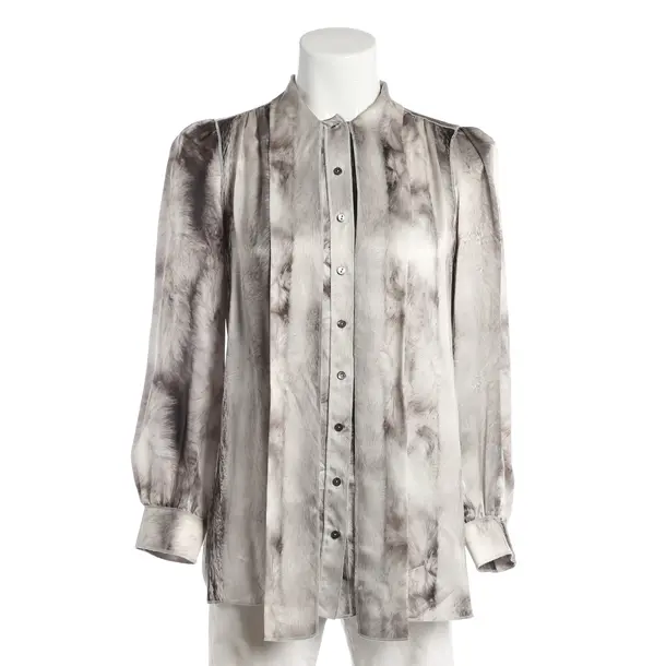 Bluse, in Hellgrau, Seide, Dolce & Gabbana