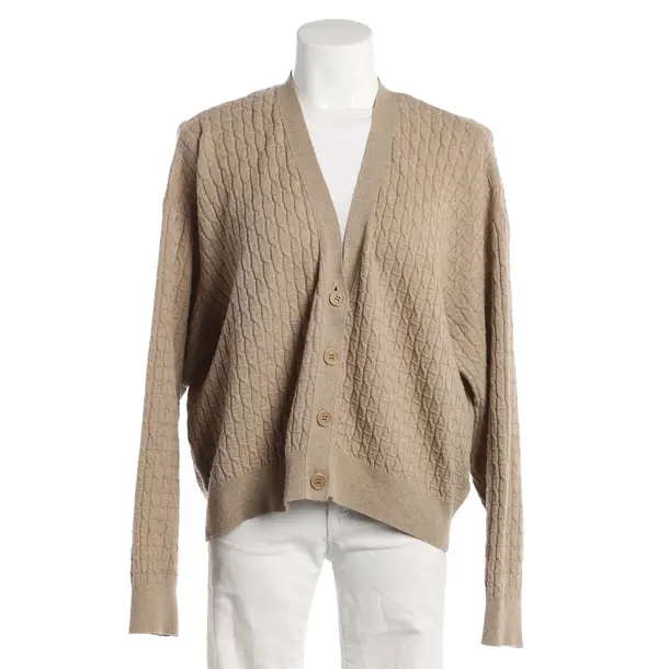Cardigan, in Light Brown, Wool, Falke