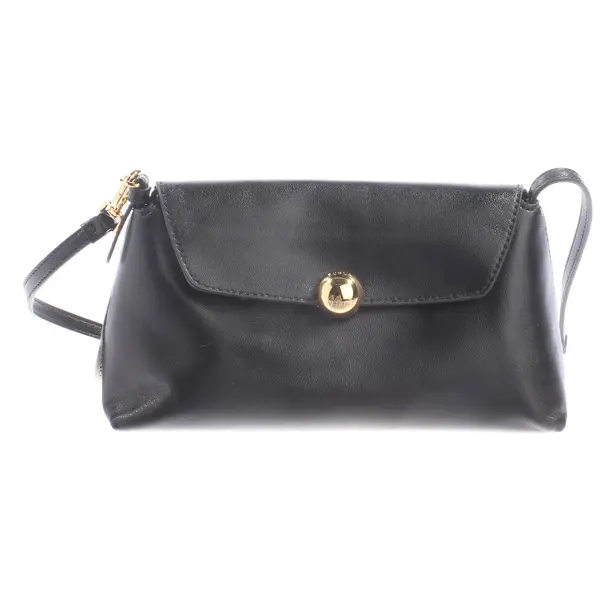 Schultertasche, in Schwarz, Leder, Furla