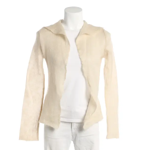 Cardigan, in Cream, Polyamide, Miu Miu