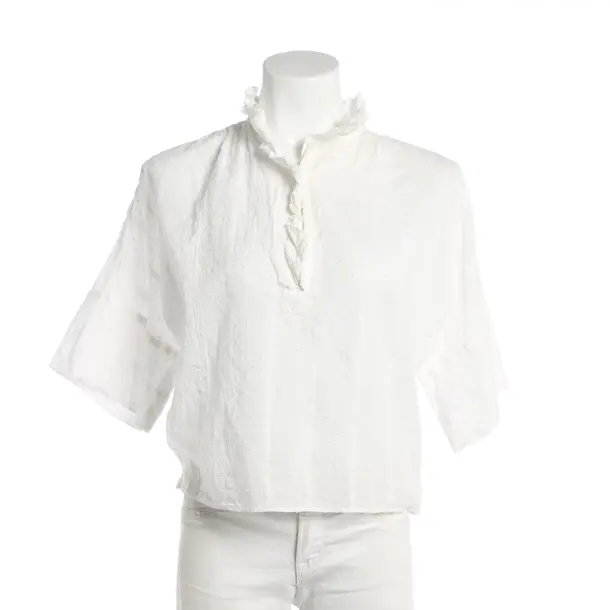 Blouse, in White, Cotton, Sandro