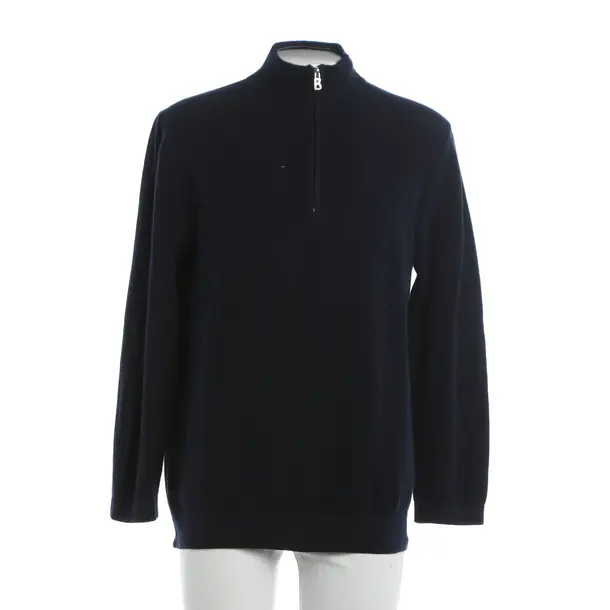 Jumper, in Navy, Cotton, Bogner