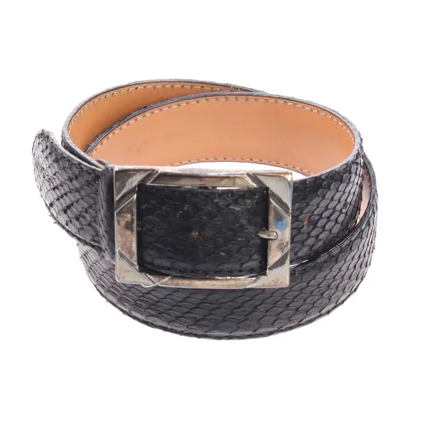 Belt, in Black, Leather, Reptile´s House