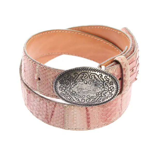 Belt, in Light Pink, Leather, Reptile´s House