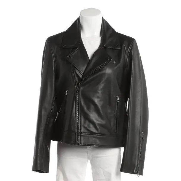 Lederjacke, in Schwarz, Leder, Calvin Klein