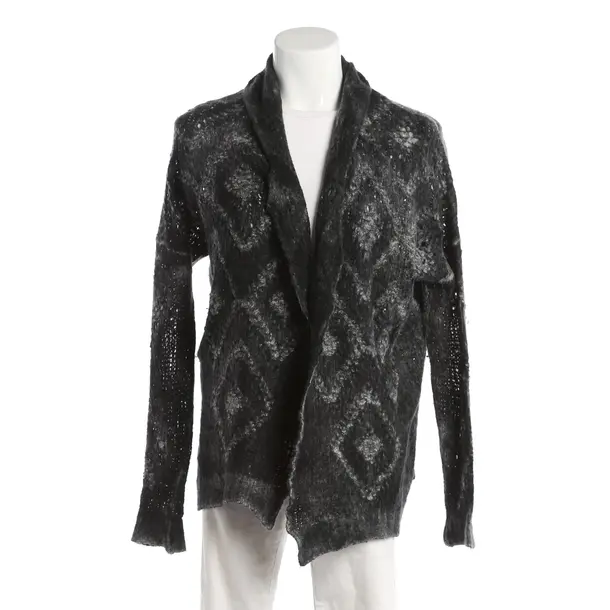 Cardigan, in Dark Gray, Cashmere, Avant Toi