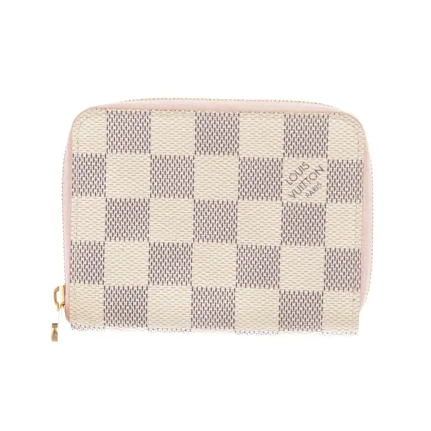 Geldbörse, in Beige, Leder, Louis Vuitton