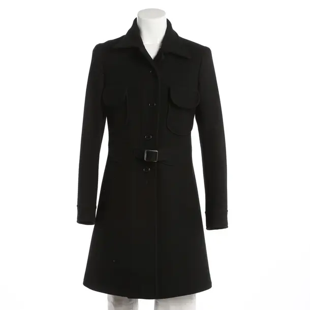 Übergangsmantel, in Schwarz, Wolle, Jil Sander