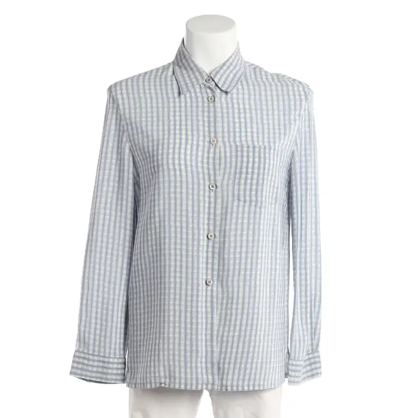 Bluse, in Blau, Viskose, Prada