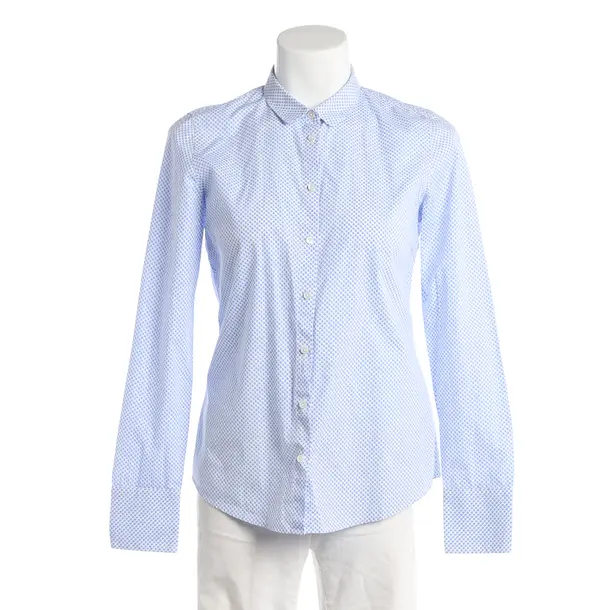 Bluse, in Blau, Baumwolle, Van Laack