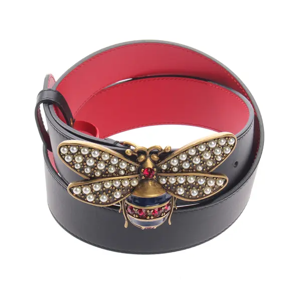 Belt, in Black, Leather, Gucci