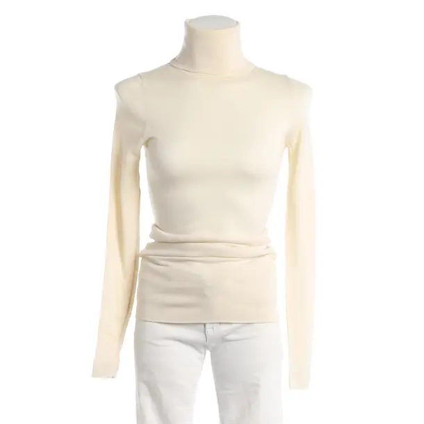 Pullover, in Cream, Wolle, Strenesse