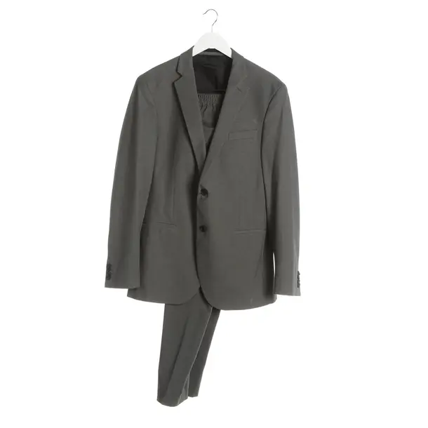 Anzug, in Grau, Baumwolle, Hugo Boss