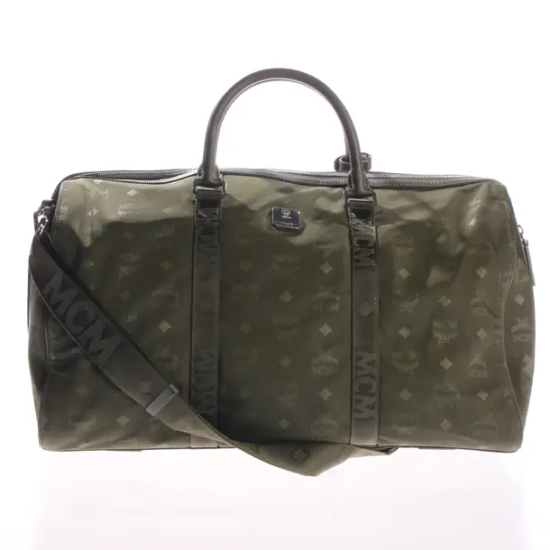 Reisetasche, in Grün, Polyamid, MCM