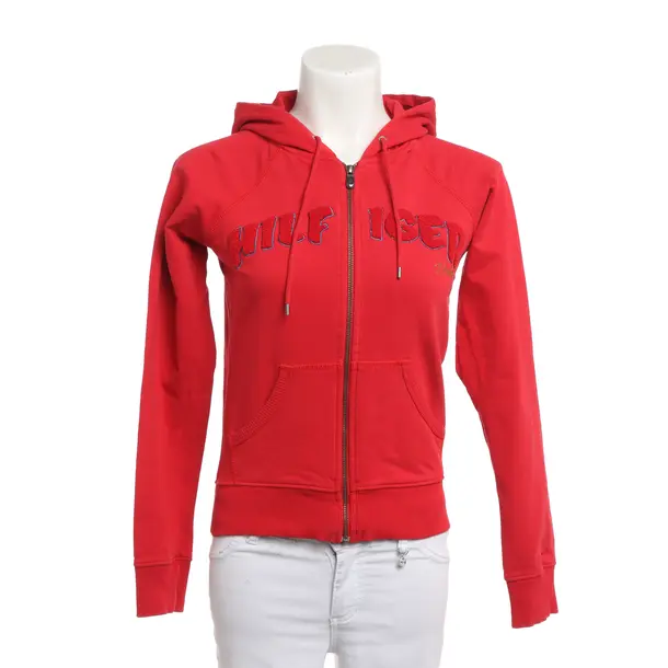 Sweatjacke, in Rot, Baumwolle, Tommy Hilfiger