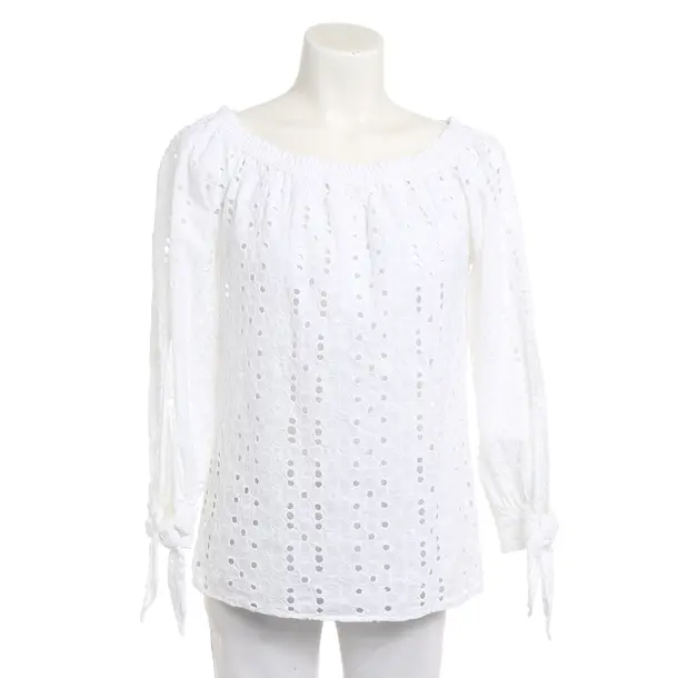 Blouse, in White, Cotton, Van Laack